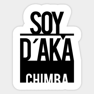 soy deacachimba, diacachimba, nicaragua Sticker